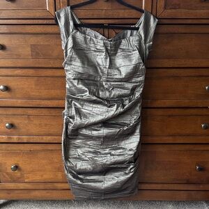 Alex Evenings Strapless Metallic Dress